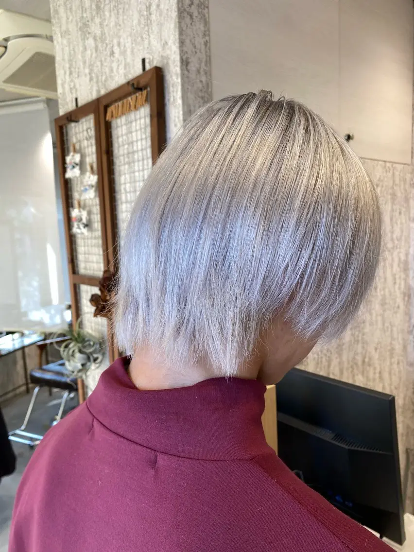 【メンズ専用】　カット＋ダブルカラー（ブリーチ＋カラー）＋3stepトリートメントの写真