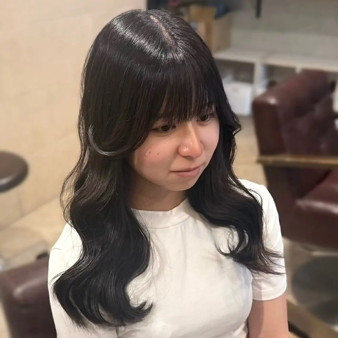 ロング カラー イルミナカラー 𐙚 ꜱᴀɴᴀ 𐙚のヘアスタイル