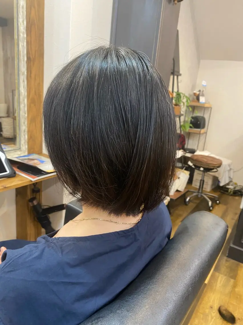 ショート ショートボブ ボブ ショートヘア ひばりヶ丘美容室 カット石井里佳のヘアスタイル
