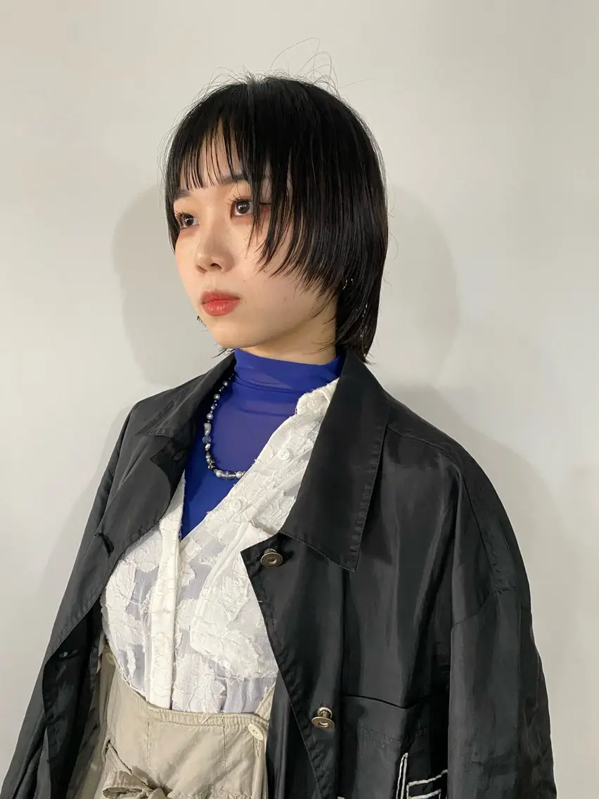 ショート カット ヘアカラー トリートメント 金沢美容室/ 艶髪/夜営業/JINのヘアスタイル