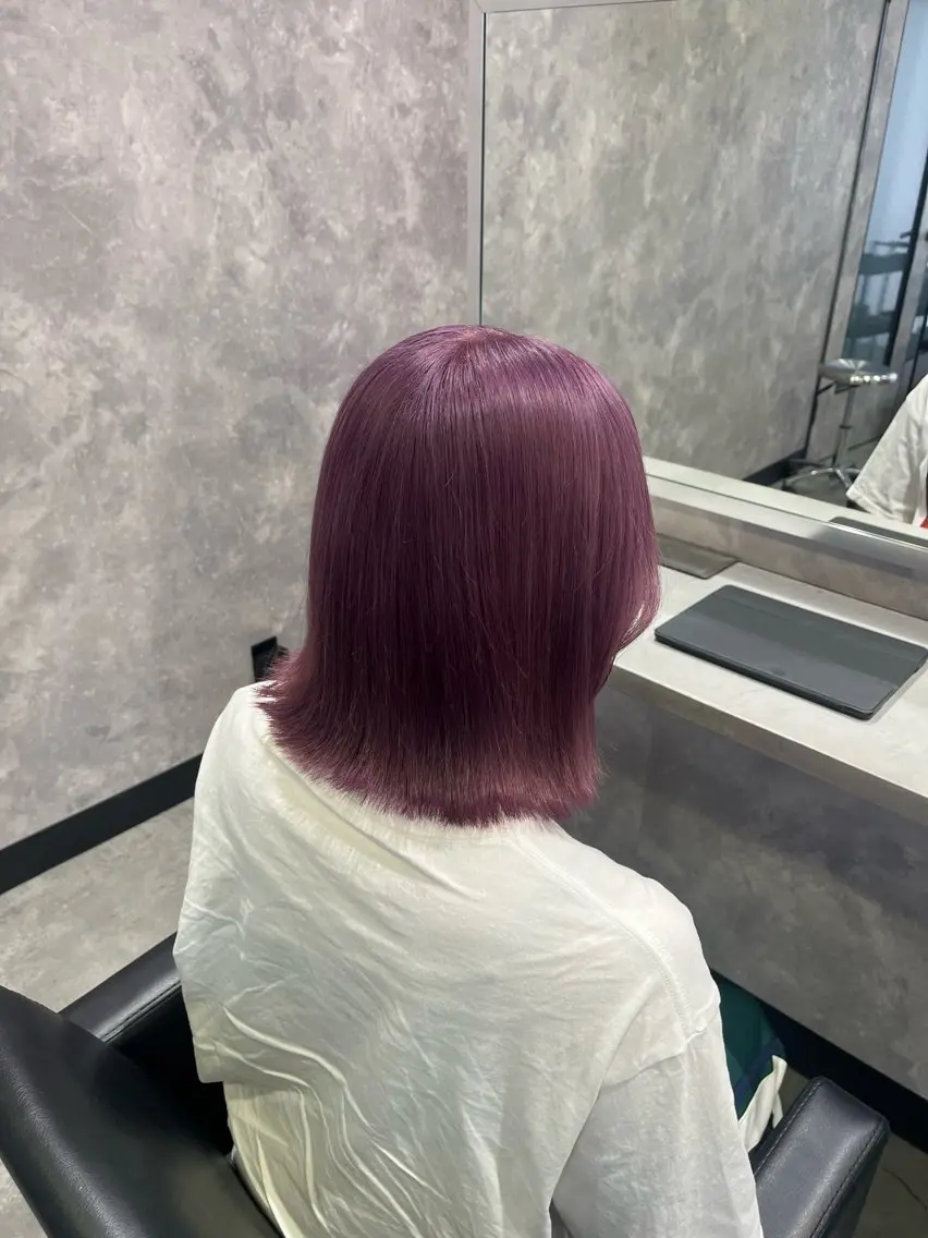 ミディアム カット ヘアカラー 🐈‍⬛吉澤 汀彩🐈‍⬛のヘアスタイル
