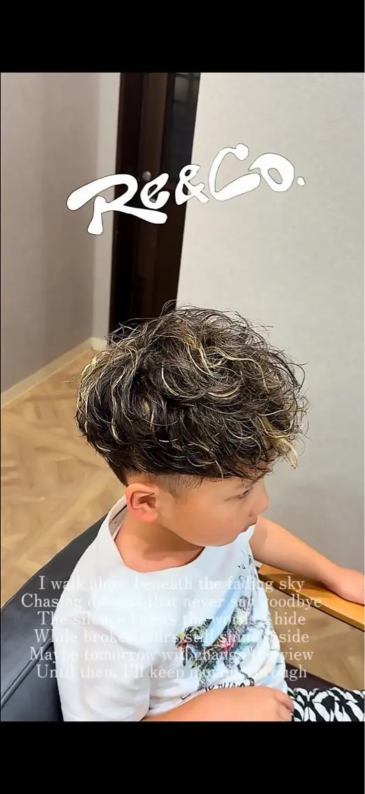 ショート カラー パーマ カット ヘアカラー パーマ RE&COメンズ専門 リュウタのヘアスタイル