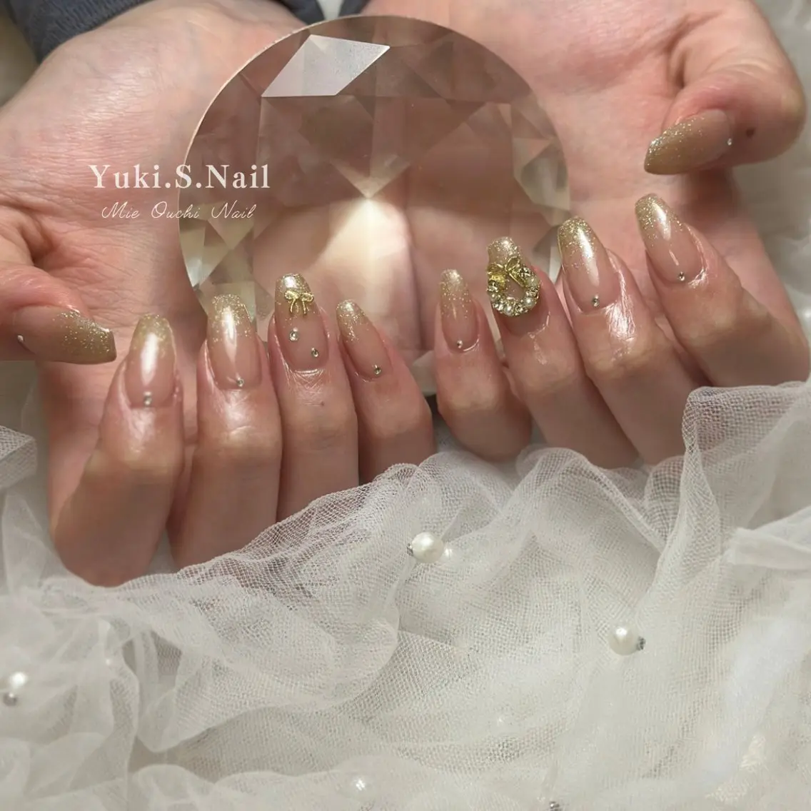 ロング ハンドネイル Yuki S.Nailのネイルデザイン