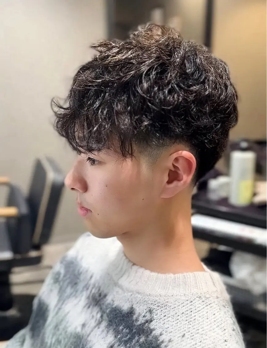 ショート カット パーマ 村井隆仁/上品/ 海外風/栄/矢場町のヘアスタイル
