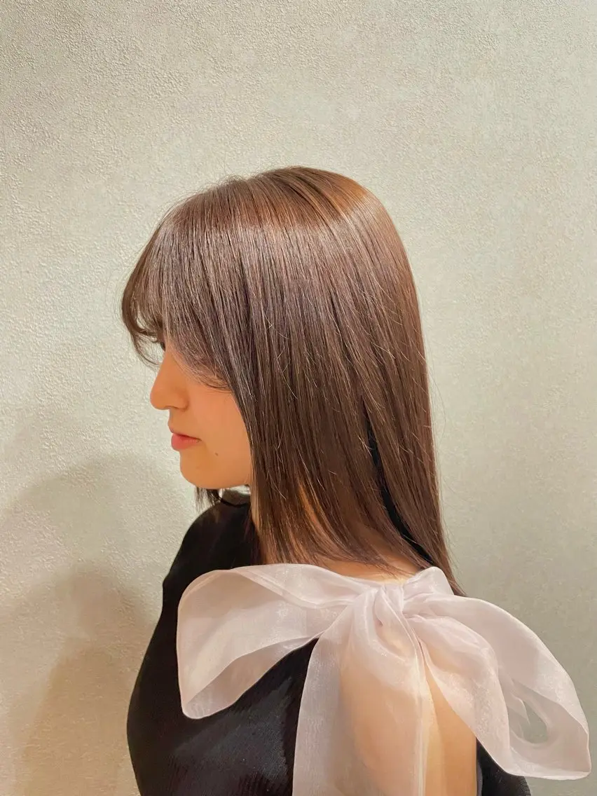 ロング ルナ🫐縮毛矯正 🫐髪質改善のヘアスタイル