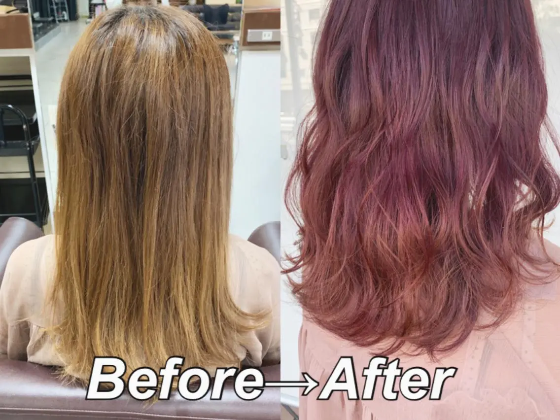 ミディアム カット ヘアカラー レイヤー/艶髪カラー 森本くるみのヘアスタイル
