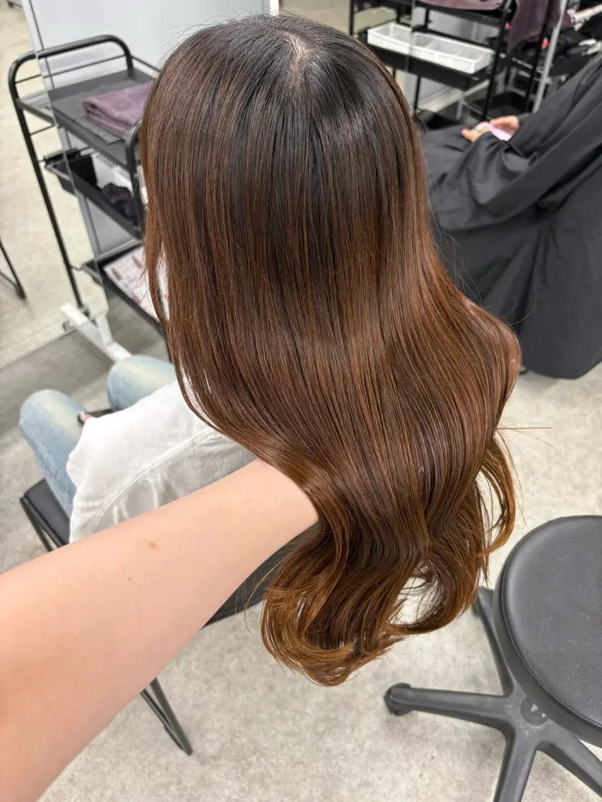 ロング トリートメント 💕мei 透明感カラー💕のヘアスタイル