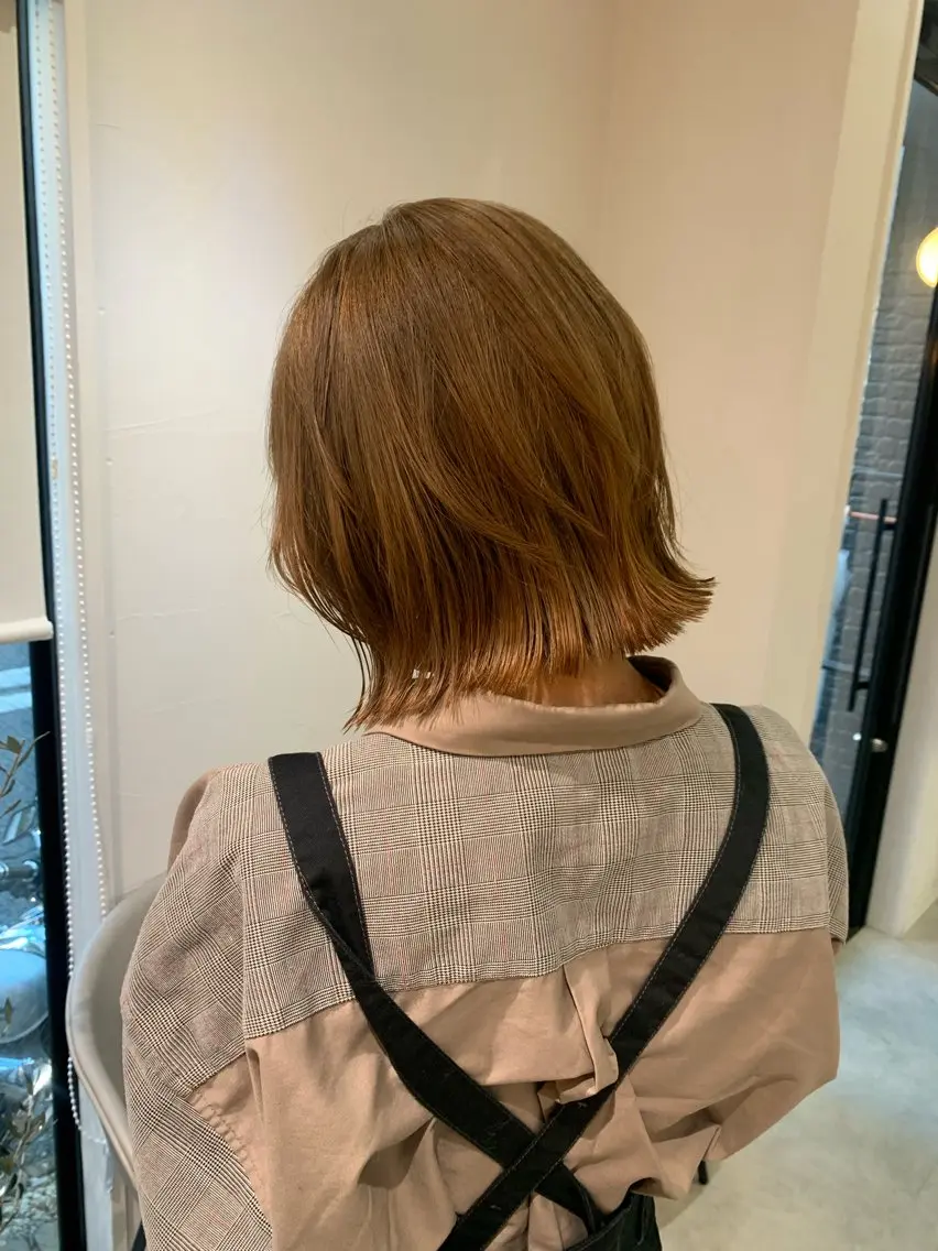セミロング 💙レイヤー縮毛矯正 大宮/虎白💙のヘアスタイル