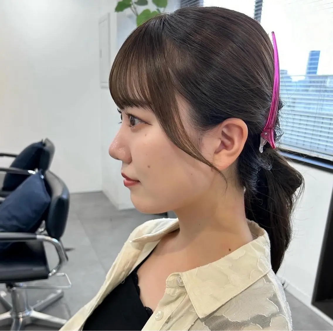ミディアム 顔周りカット ❤️ショートカット ・顔周りカット❤️のヘアスタイル