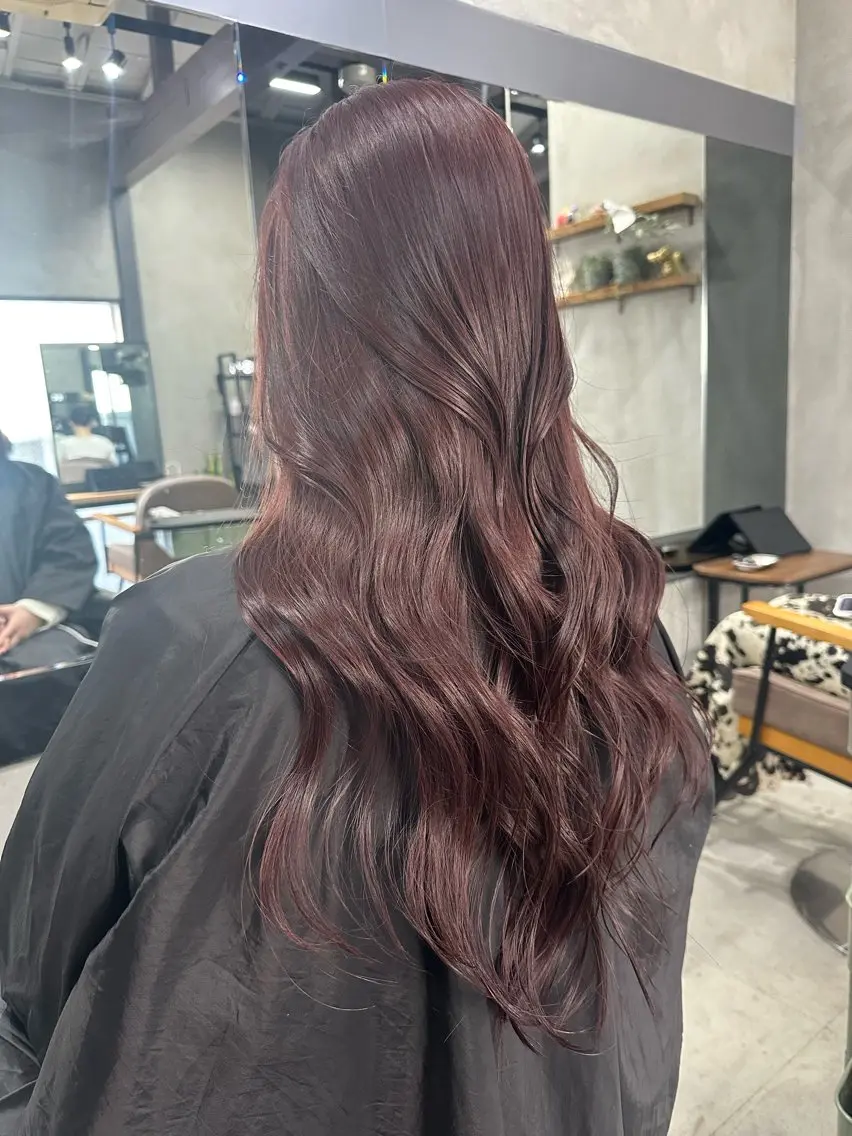 ロング カット ヘアカラー トリートメント maya🇰🇷韓国 レイヤー/顔まわりのヘアスタイル