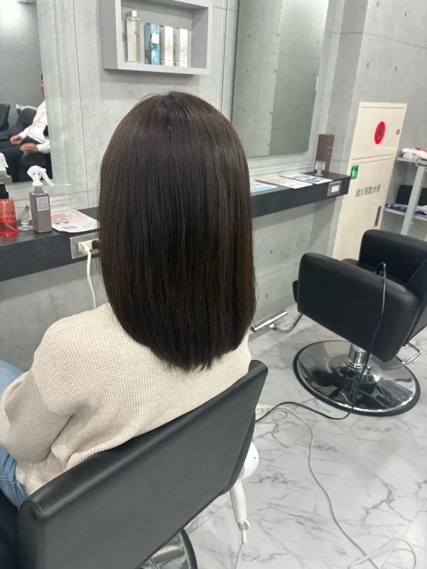 ミディアム カラー ヘアカラー Endearing 🌟銀座のヘアスタイル