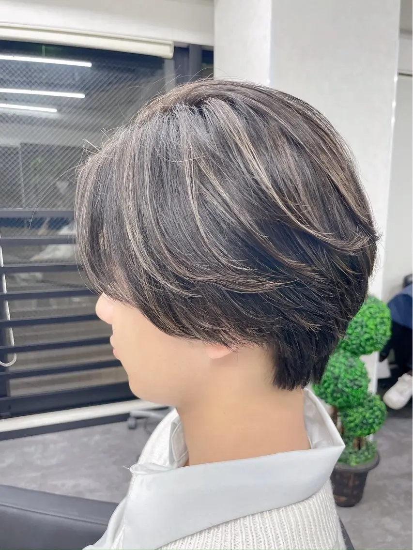【カット➕カラー✨】【メンズセンターパート💫】男の色気大爆発💣💥モテカラー💖の写真