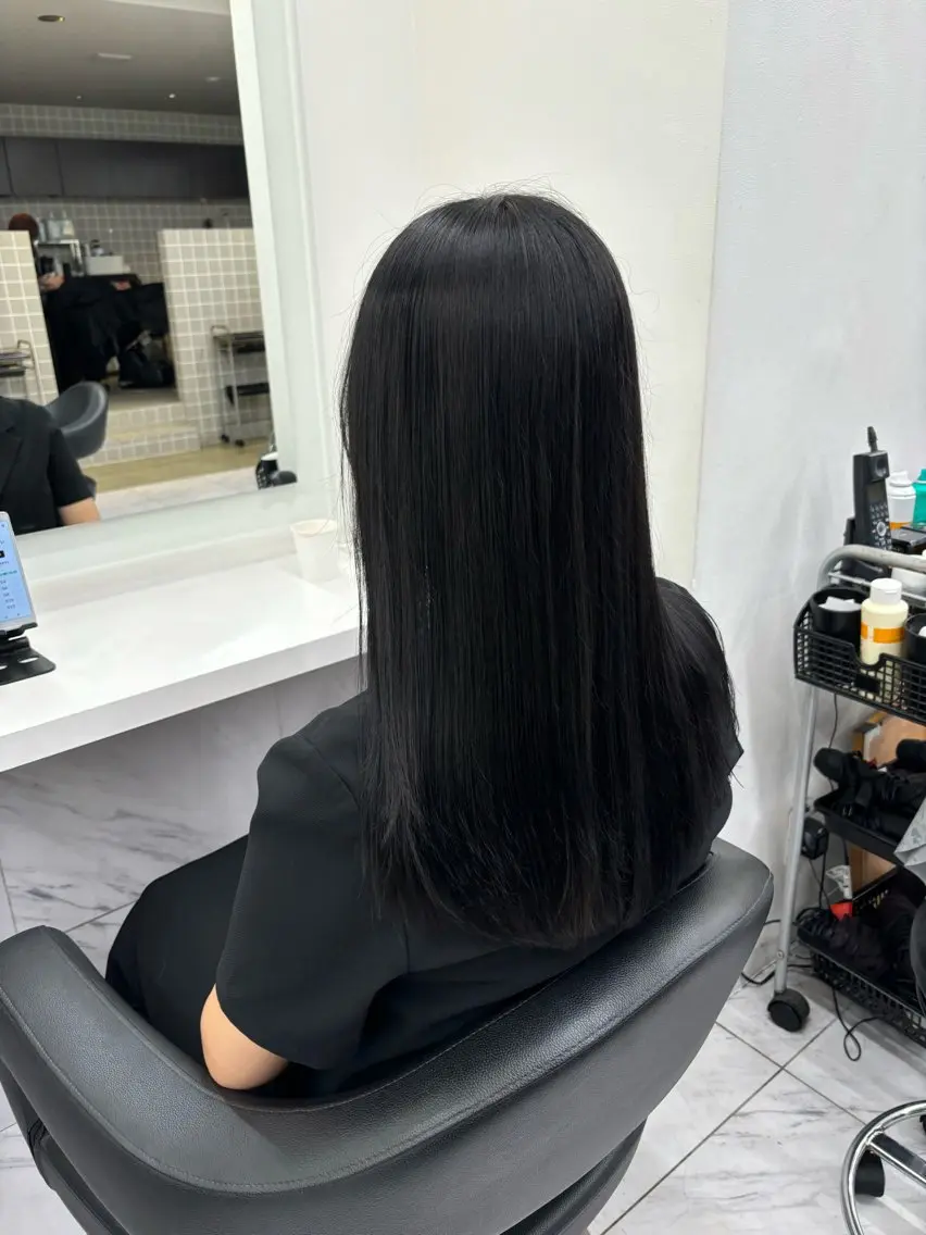 ロング 🪽直毛男子の救世主 🪽フェザーパーマのヘアスタイル