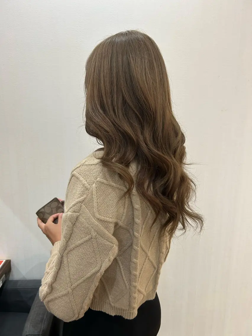 ロング カラー ベージュカラー ブリーチ 透明感カラー ヘアカラー 🦋メンズカット/パ ーマモデル紀輔🦋のヘアスタイル