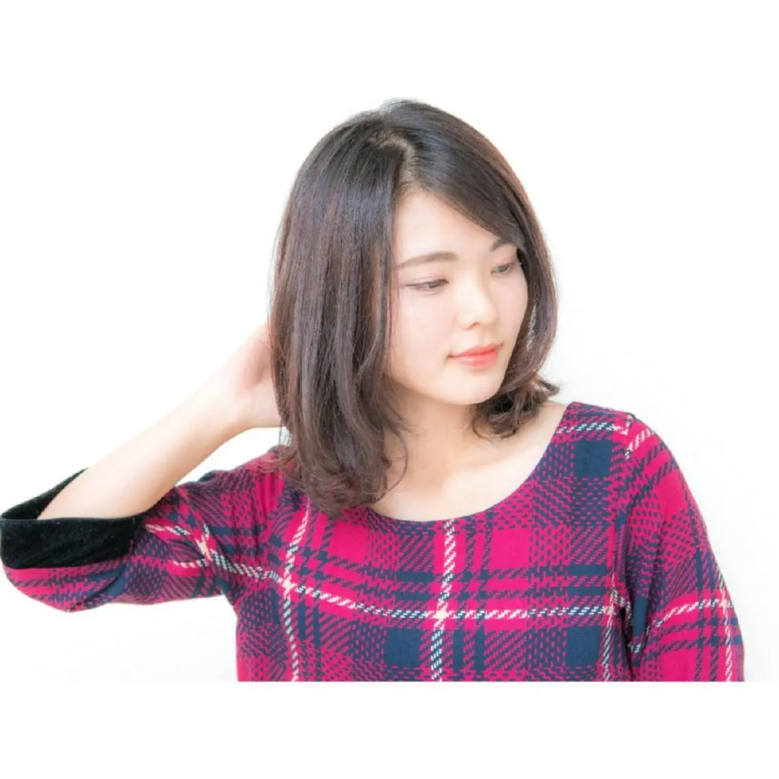 ミディアム 永野 良一のヘアスタイル