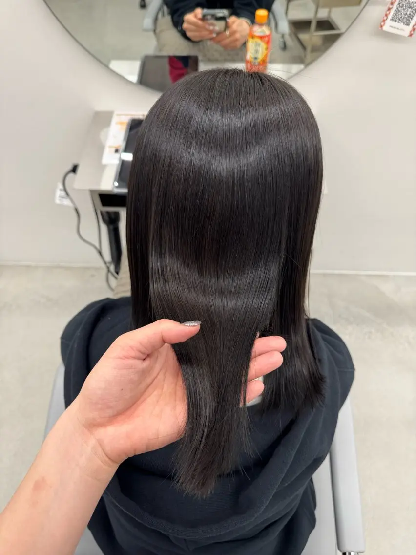 白髪染めの写真