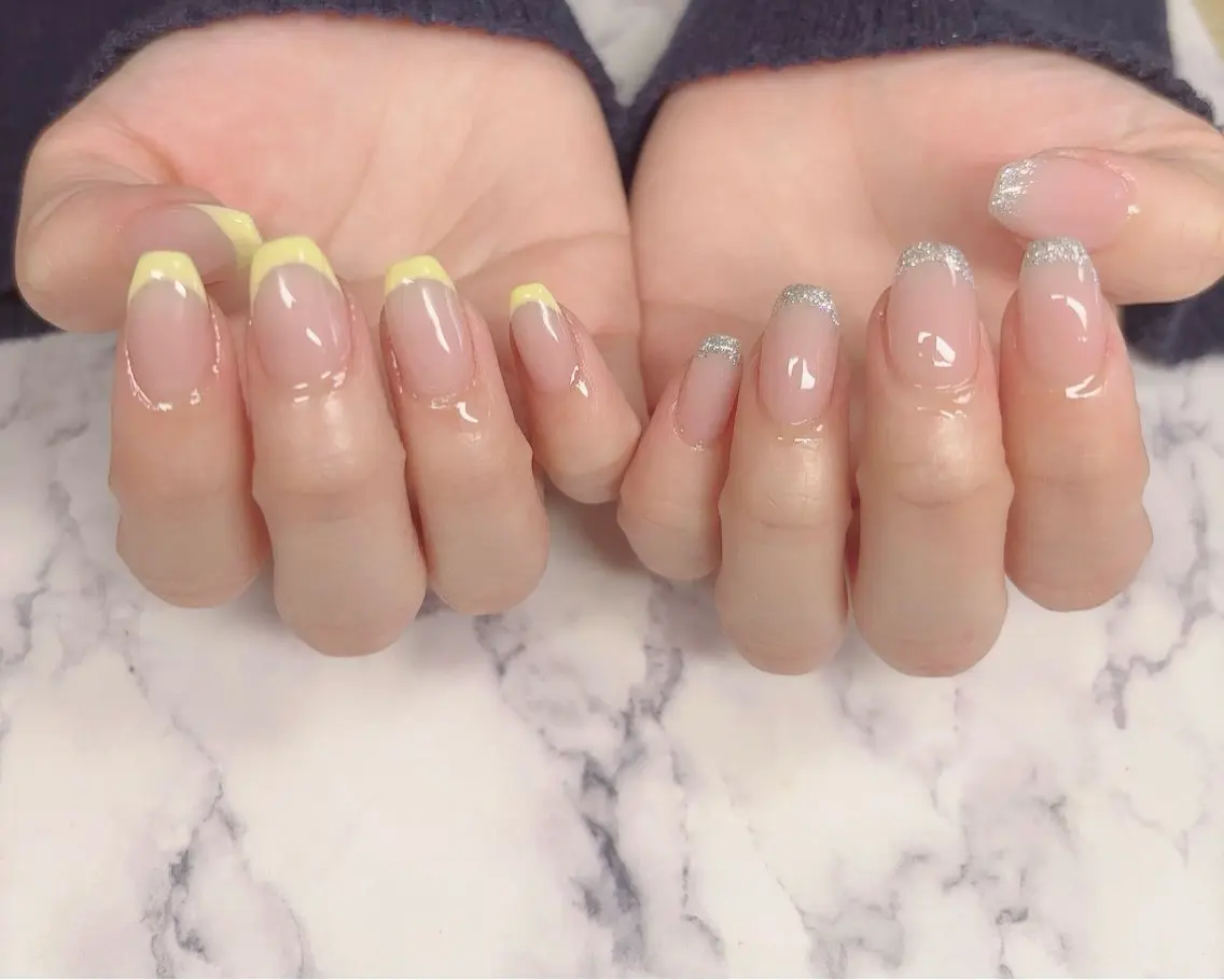 ネイル フレンチネイル ハンドネイル Nail_by N1のネイルデザイン