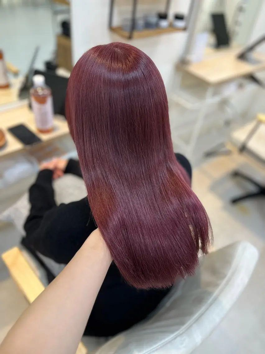 【トレンド】(ロング〜ボブ限定)似合わせカット+ブリーチなしダブルカラー¥15,000▶︎¥13500の写真