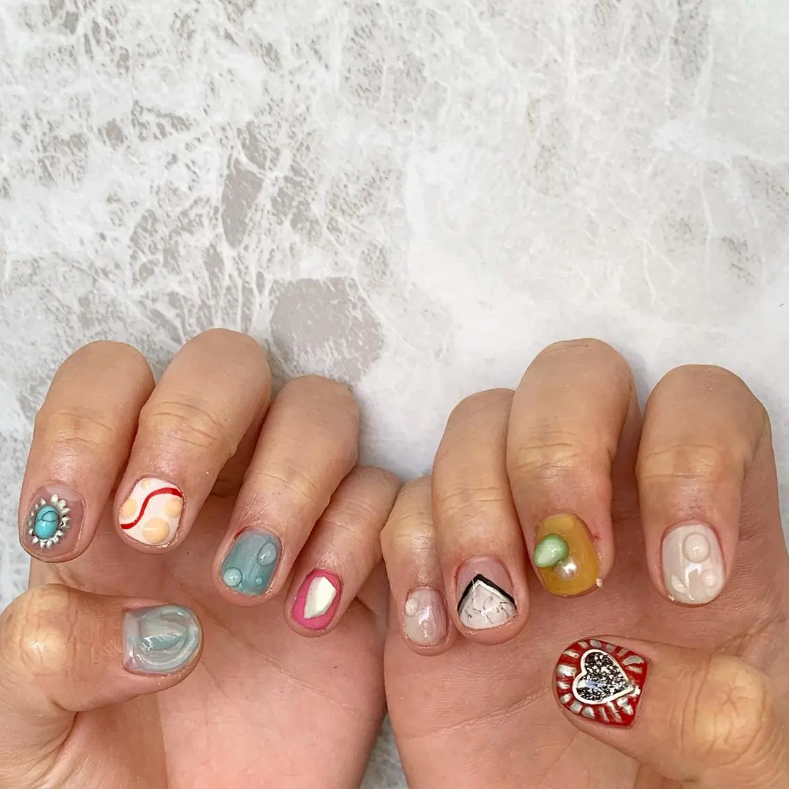 ネイル ハンドネイル ハンドケア lylynail YUUKAのネイルデザイン