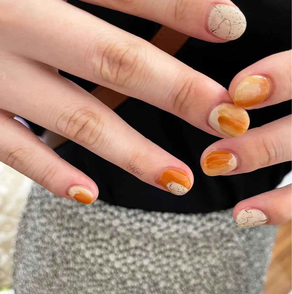 ネイル アートネイル ハンドネイル フットネイル kiii.__ ✴︎*のネイルデザイン