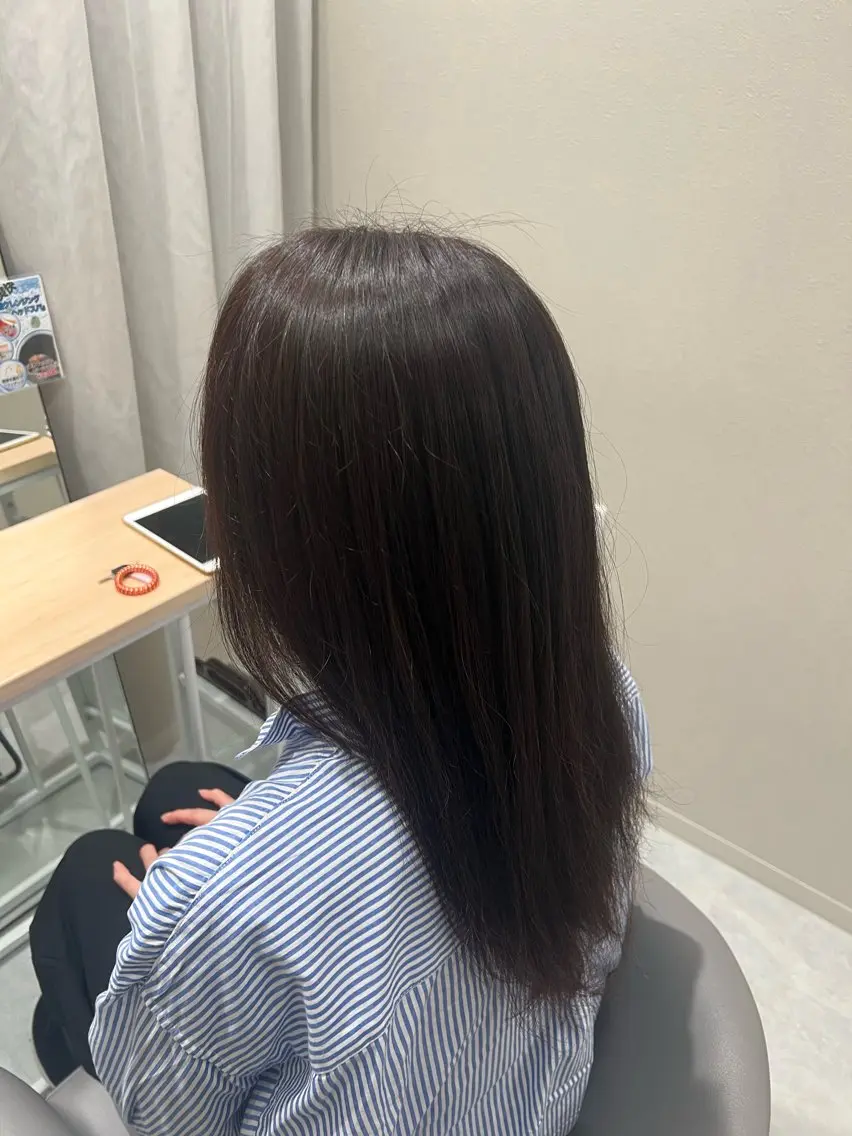 ロング カラー ヘアカラー 桑野 胡桃のヘアスタイル