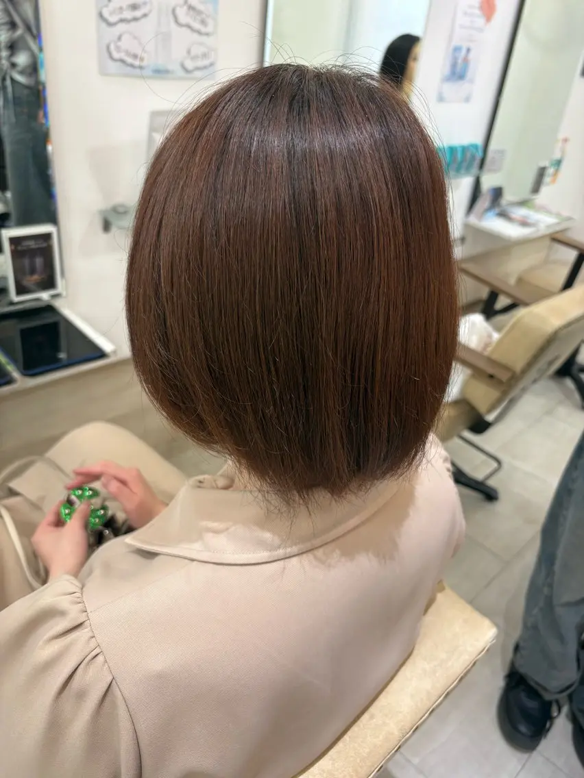 ショート トリートメント 栗田 優月のヘアスタイル