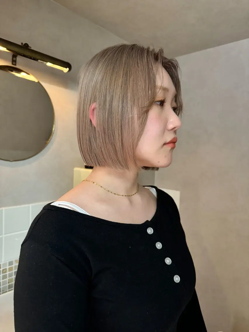【🎧𐊔ケアブリーチin ダブルカラー𐊔🎧】ワンブリーチ➕フルカラー inケアブリーチの写真