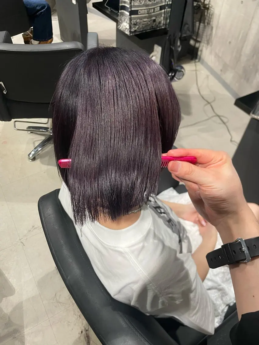 ショート カラー ラベンダーカラー 🫧透明感/美髪🫧 Hiroakiのヘアスタイル