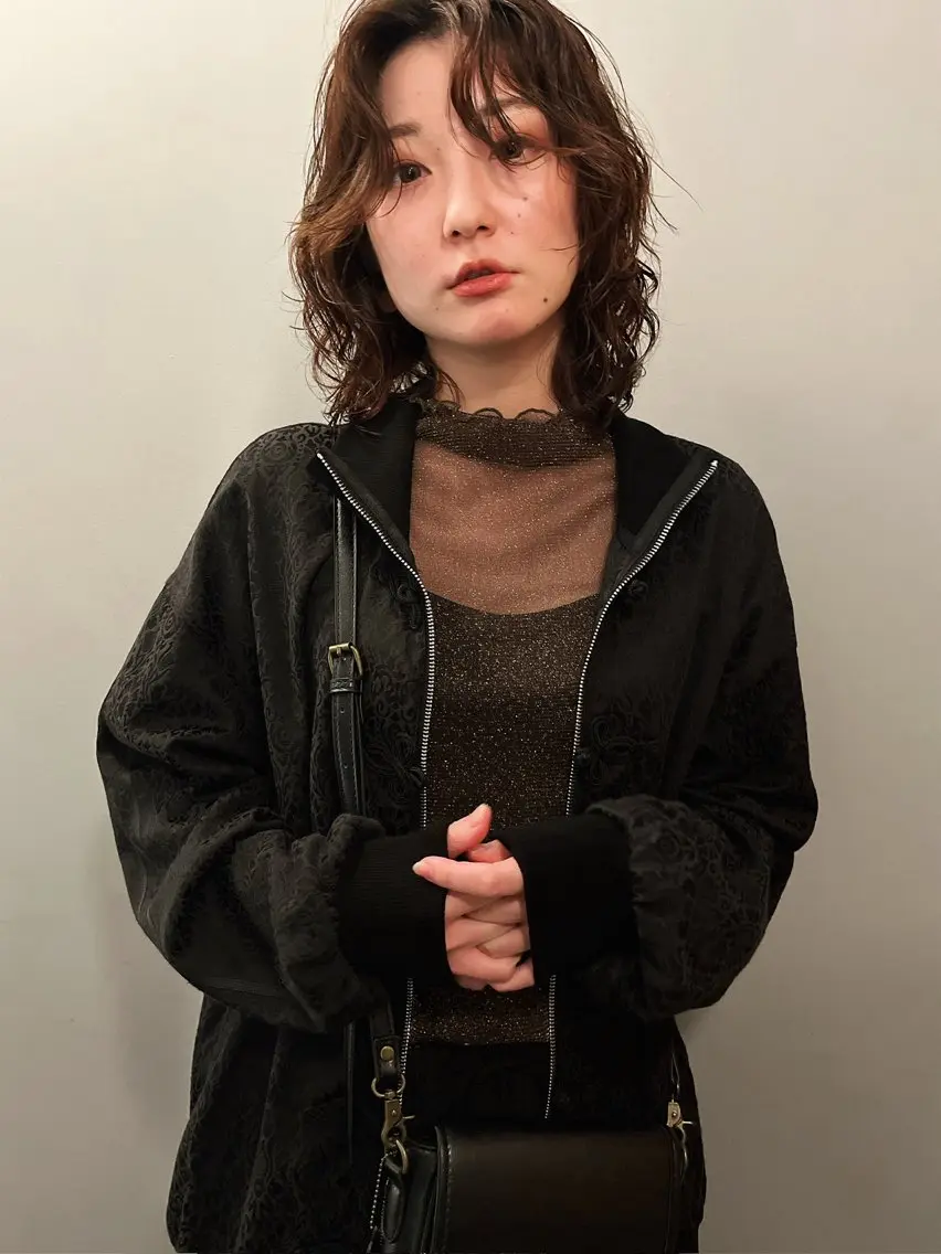 ミディアム カット ヘアカラー トリートメント ショート/ボブ /パーマ🌿柏原良亮のヘアスタイル