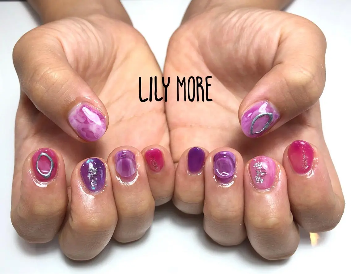 ネイル ニュアンスネイル Lily closetのネイルデザイン