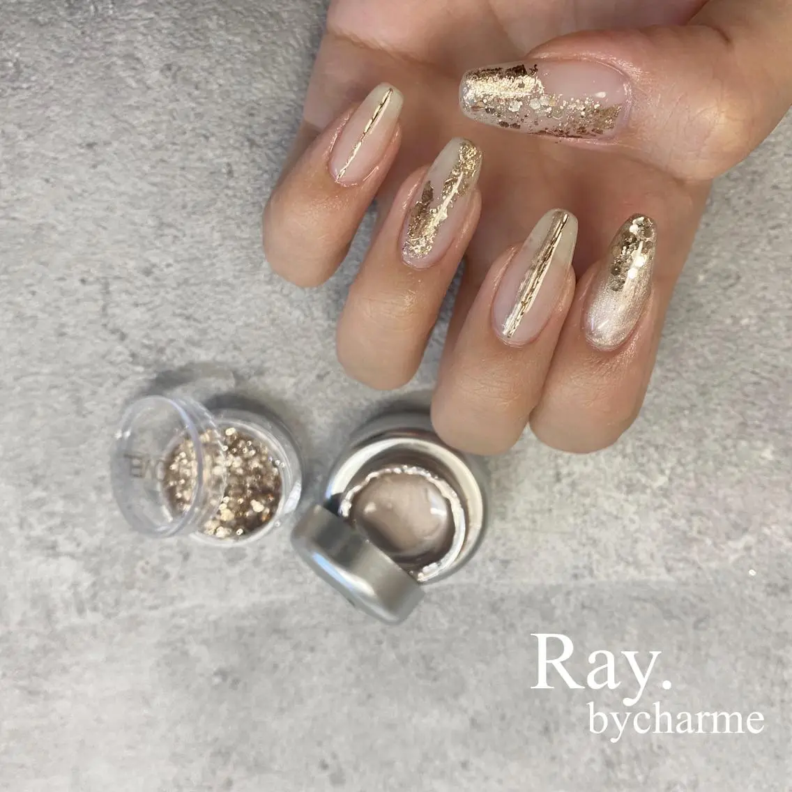 ネイル Ray. ／綺麗目ニュアンスのネイルデザイン