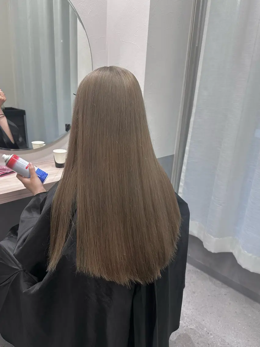 ロング カラー ヘアアレンジ カット ヘアカラー ダブルカラー｜ なおき｜池袋美容師のヘアスタイル