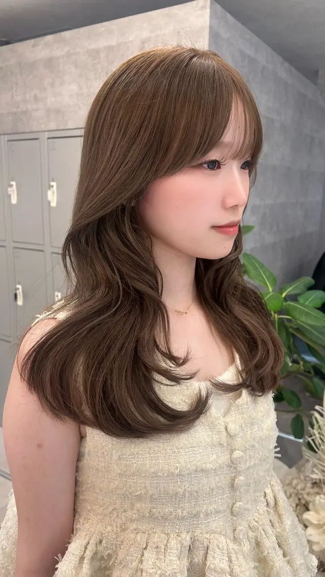 カラー ヘアカラー 透明感カラー/梅田 ⭐️seina⭐️のヘアスタイル