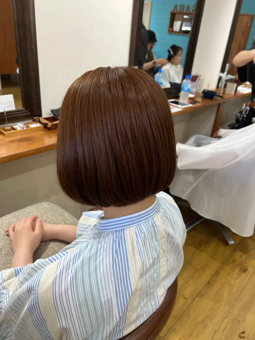 似合わせカット+美容液カラーの写真