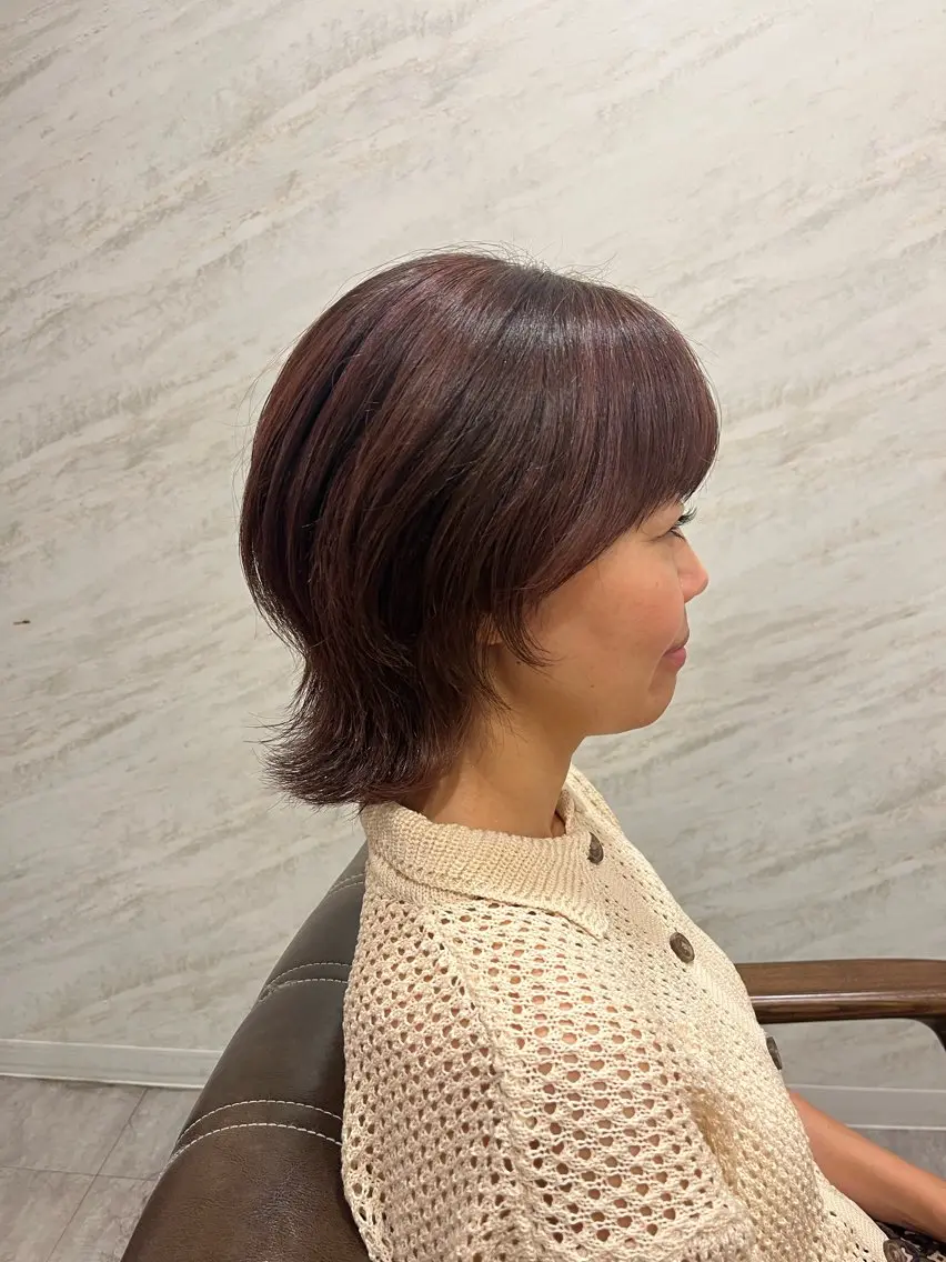 ミディアム くびれヘア 北野 未優香のヘアスタイル