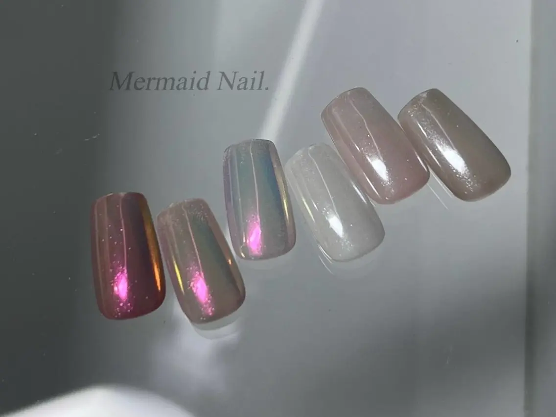 ネイル ハンドネイル Mermaid Nail♡Akariのネイルデザイン