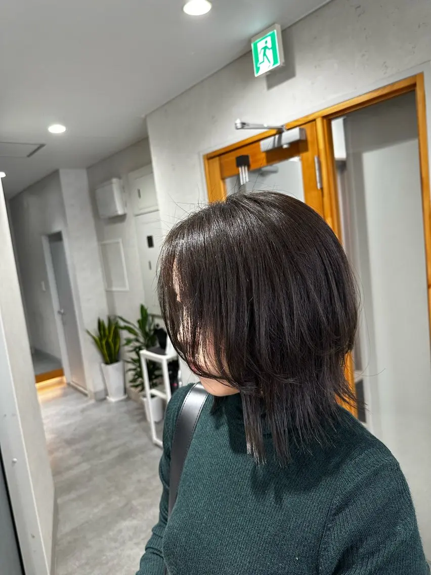 ミディアム カット カリスマになる美容師 💥TOUI💥上野のヘアスタイル