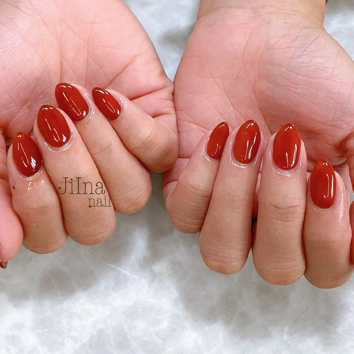 ネイル ワンカラーネイル JiIna nailのネイルデザイン