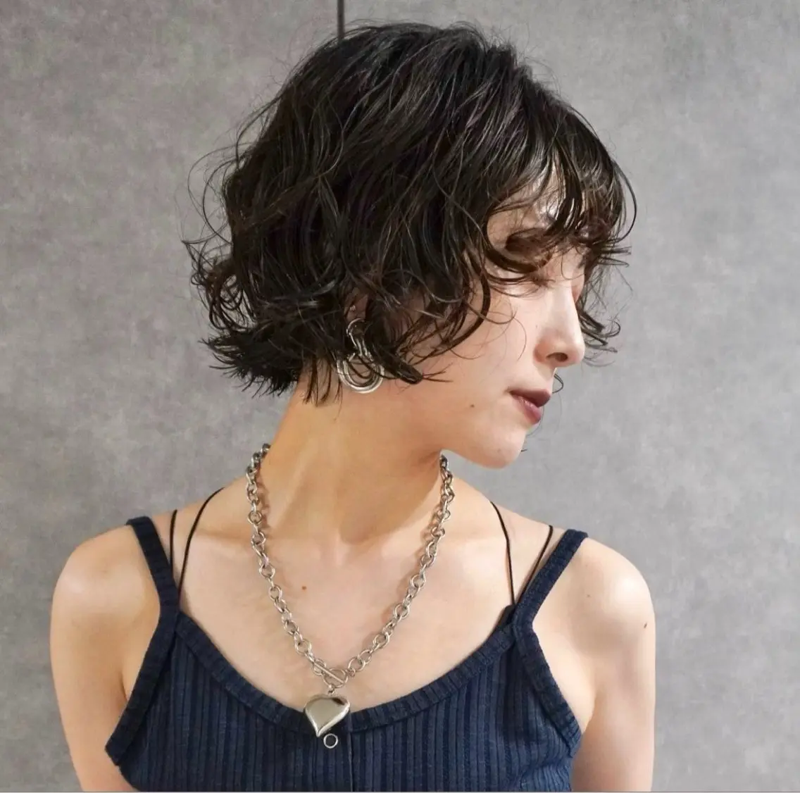ショート パーマ ボブ ショートヘア カット パーマ ボブ/パーマ Genkiのヘアスタイル
