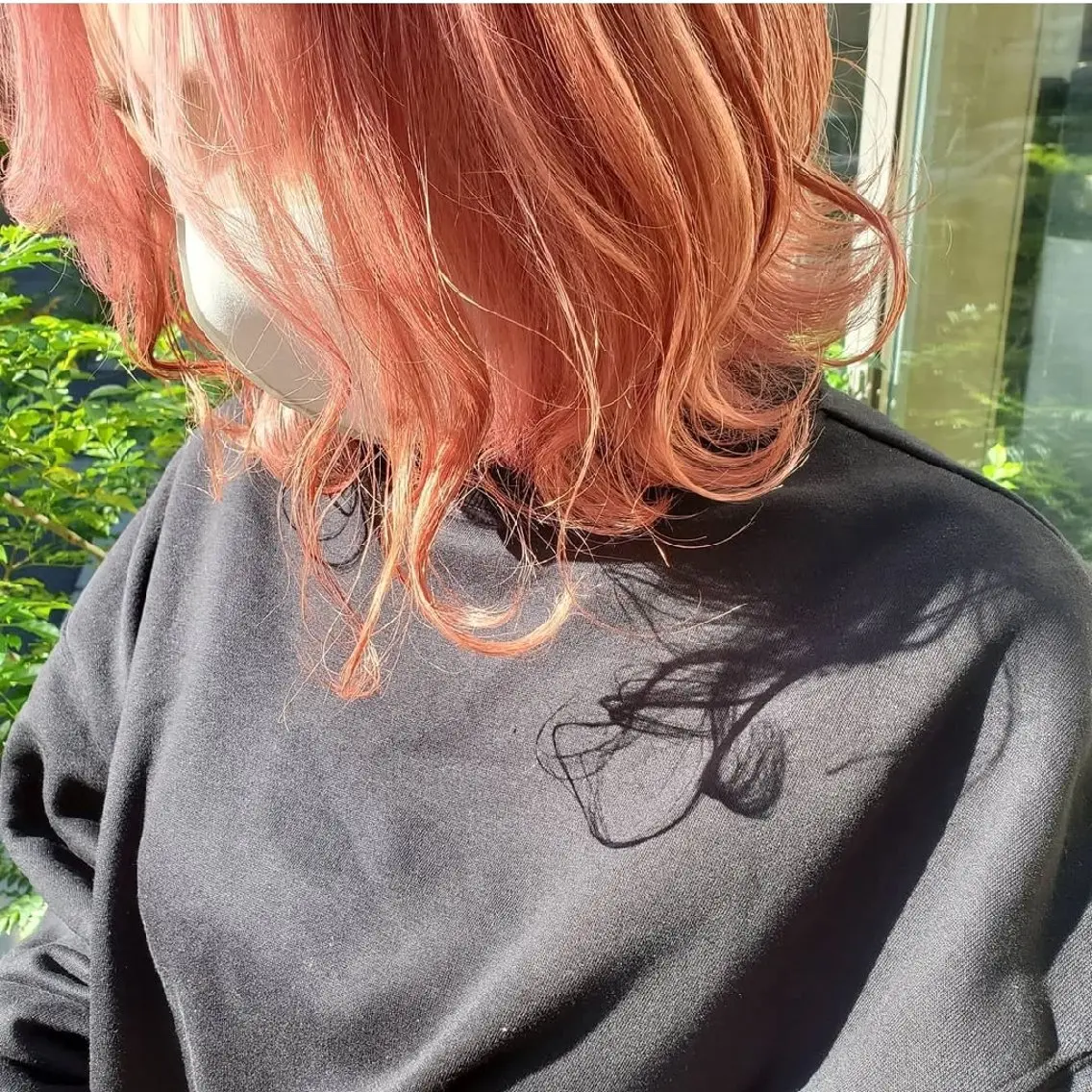 ミディアム 谷 結奈のヘアスタイル