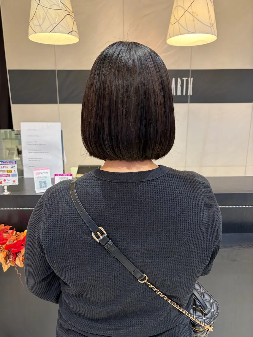平日限定カット+縮毛矯正+3stepトリートメントの写真