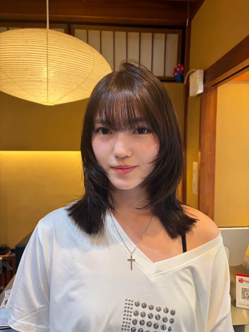 ミディアム ゆるふわガーリーst yle🩰yuukaのヘアスタイル