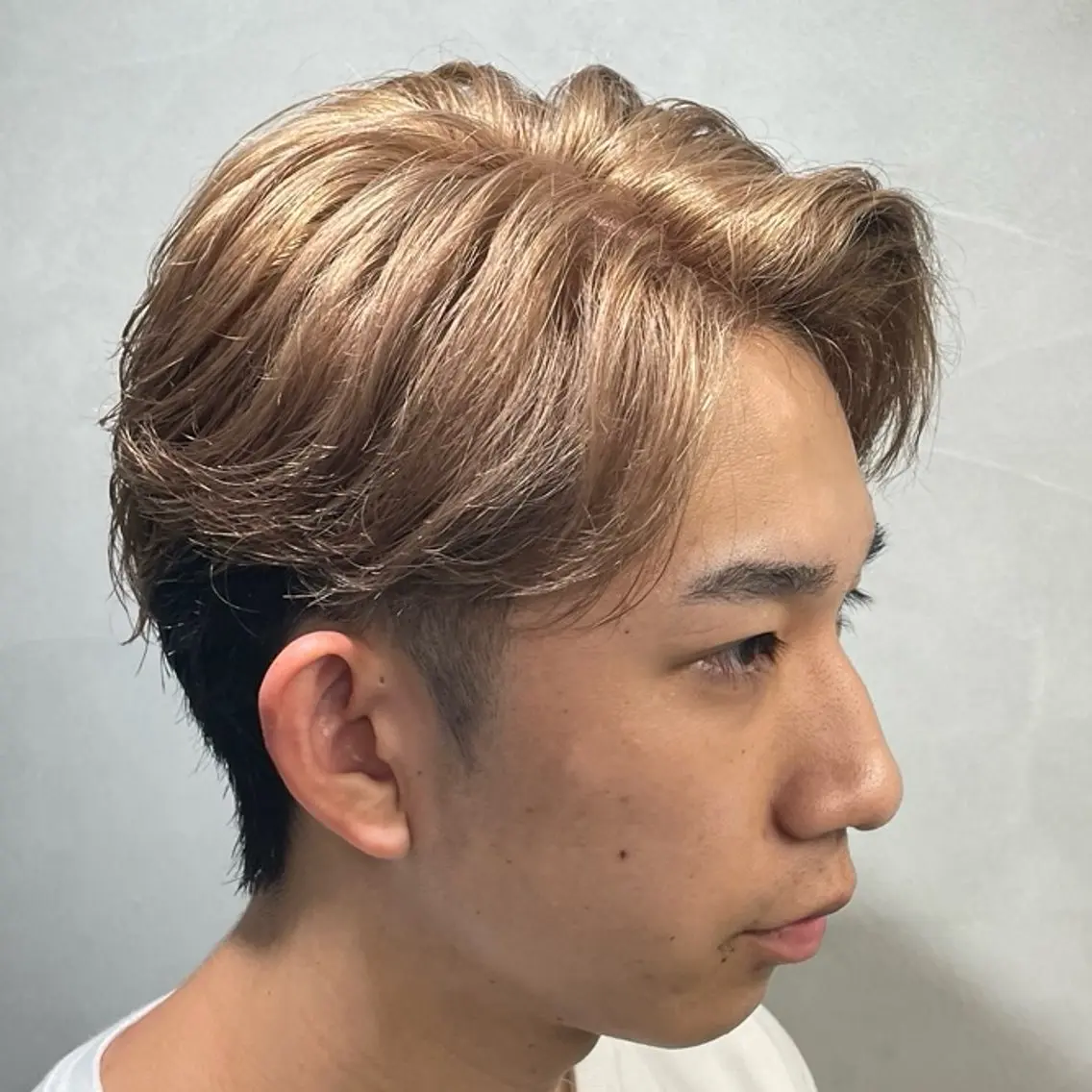 ミディアム カラー ヘアアレンジ メンズ fifth 石川 凪のヘアスタイル