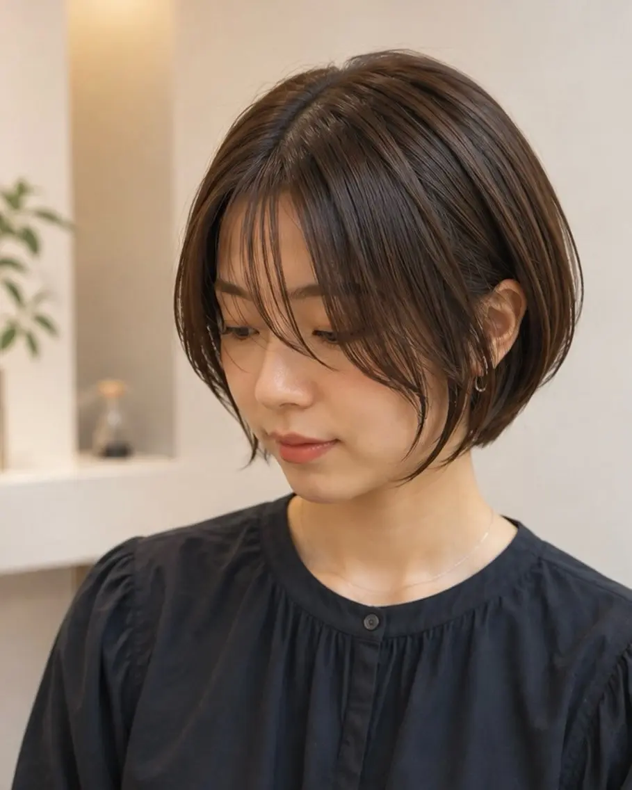 ショート ボブ／ショート （中島若菜)のヘアスタイル