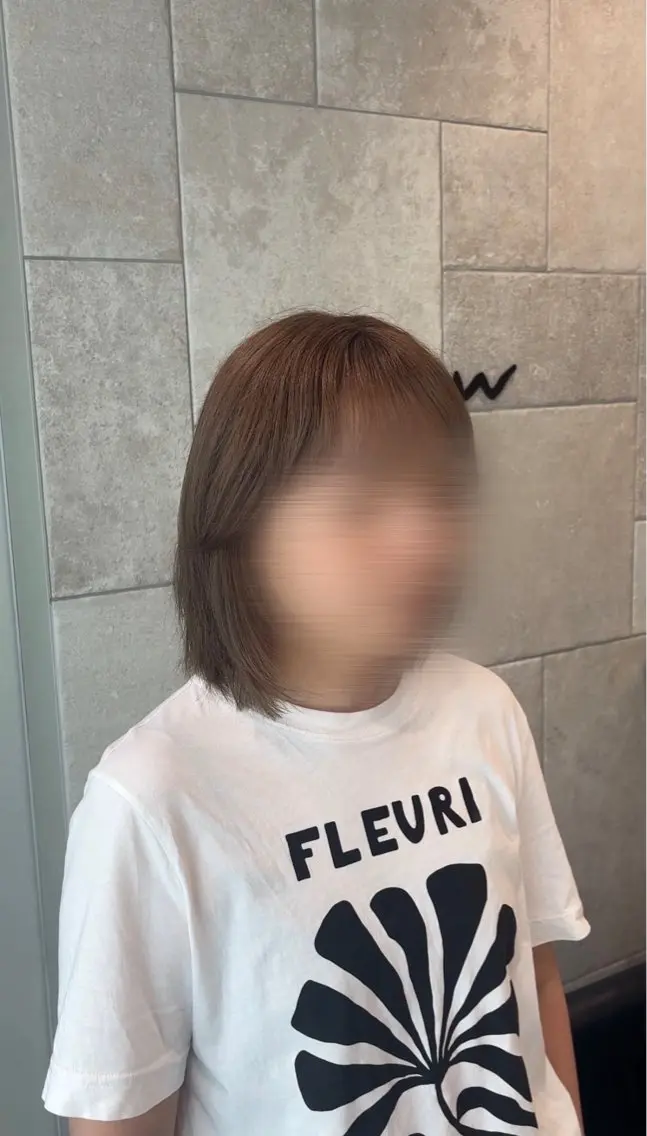 ミディアム カラー ブリーチ グレージュ ミルクティーグレージュ ヘアカラー モデル様募集中✨/ みひろのヘアスタイル