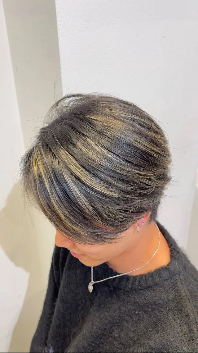 カラー メンズ カット ⭐️似合わせボブ ⭐️かえでのヘアスタイル
