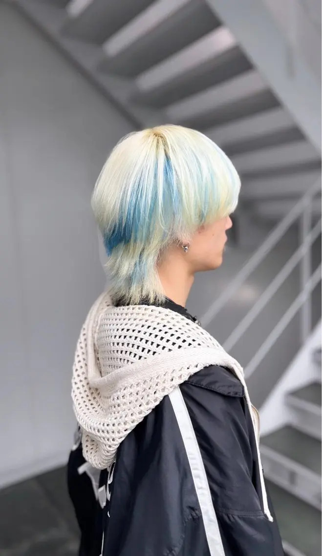 ミディアム カラー メンズ ヘアカラー DEW ITSUKIのヘアスタイル