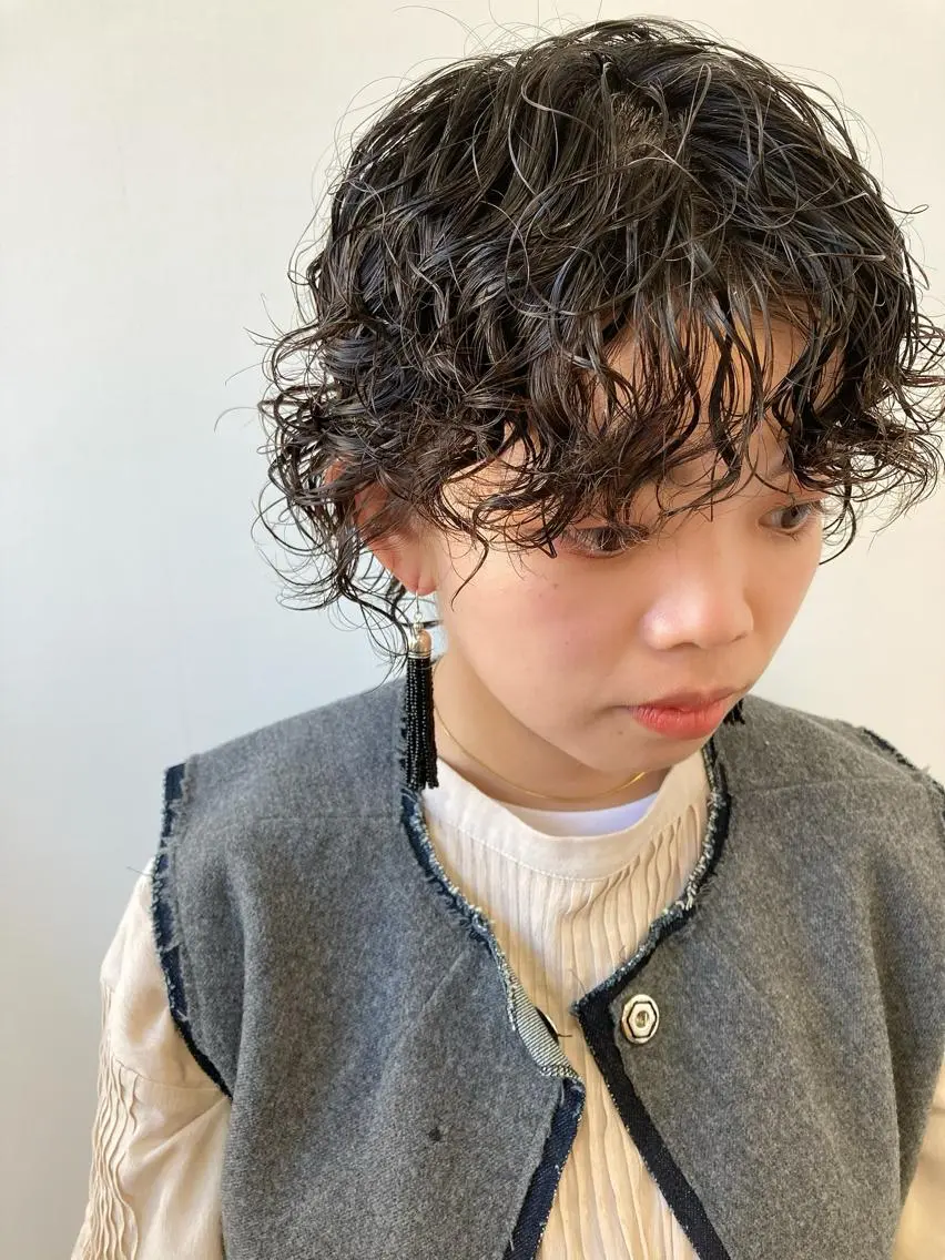 カット＋パーマ🫧の写真