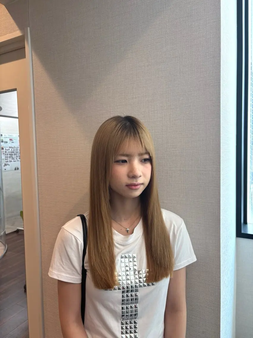 ロング カット ヘアカラー 8月カット・カラー モデル募集中/ららのヘアスタイル