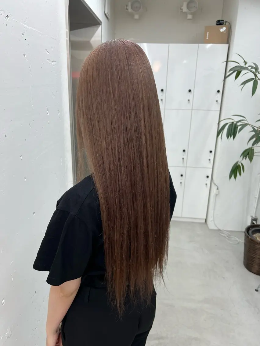 ロング カラー ベージュカラー 透明感カラー ミルクティーベージュ ロング カット ヘアカラー 🌷︎あすか🌷 JILLSTUDIOのヘアスタイル